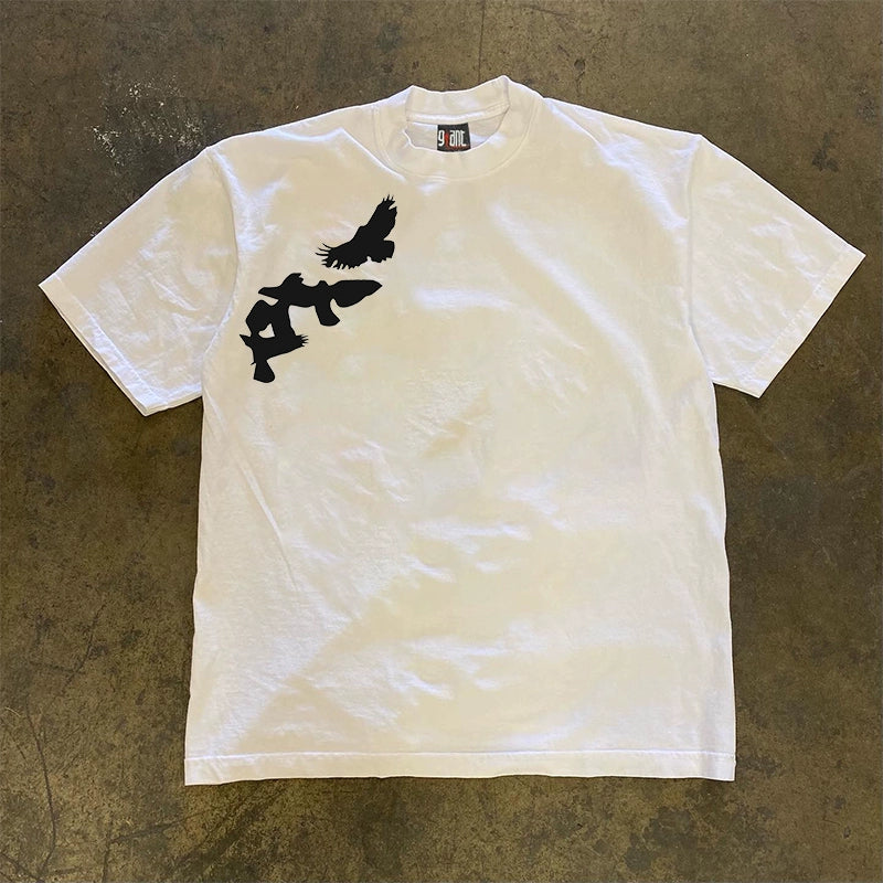 Eagle Simple Print T-Shirt