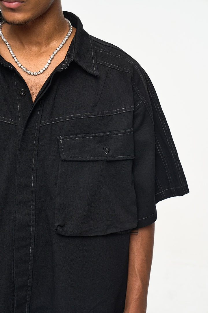 LEENJI Urban Heavy Pocket Shirt