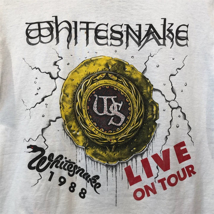 Whitesnake Vintage Portrait Print T-Shirt