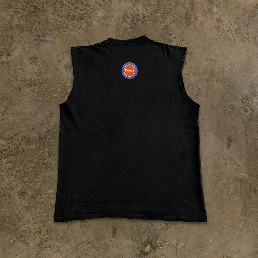 Vintage-Inspired American Retro Sleeveless Tee