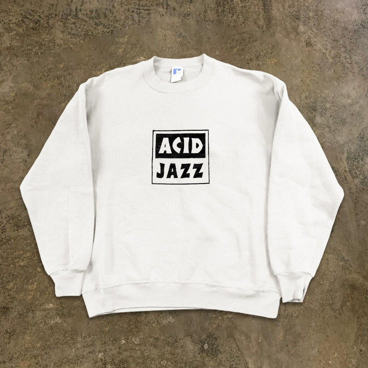 Acid Jazz Minimalist Crew Neck Sweatshirt