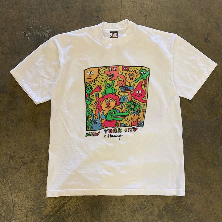 NYC Hip Hop Urban Street Art Short Sleeve Tee