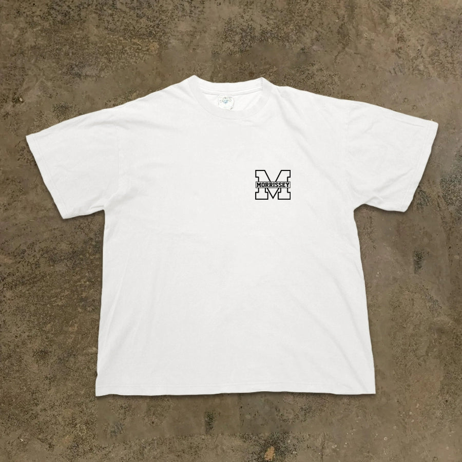 Minimalist Monochrome Letter M Graphic Tee