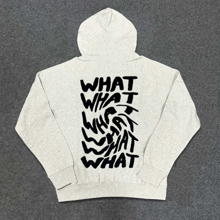 Creative Lettered Hooded Sweatshirt