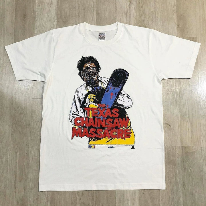 Texas Chainsaw Massacre Horror Classic Graphic Tee