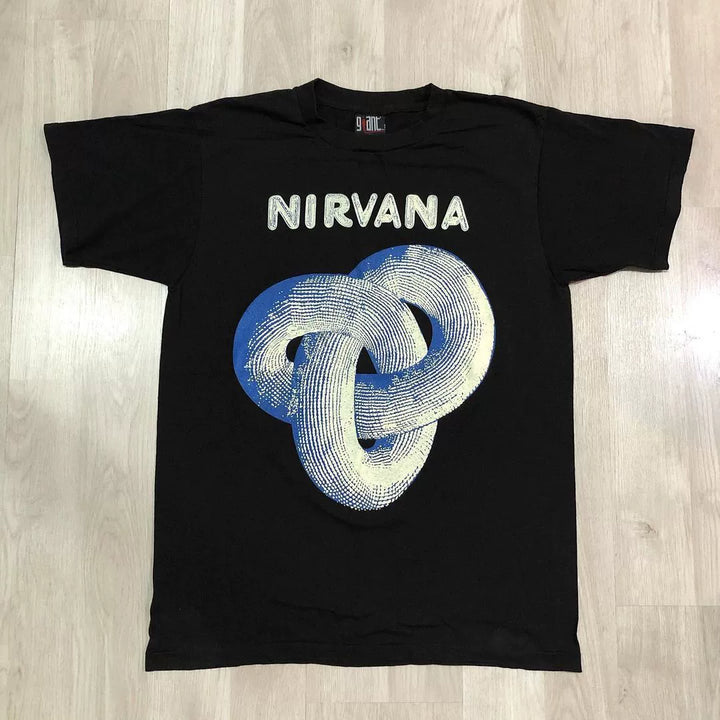 Nirvana Angel Rock Band Vintage Graphic T-Shirt