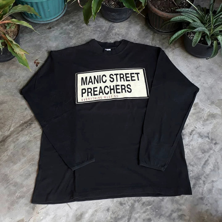 Retro Street Style Vintage Long Sleeve T-shirt