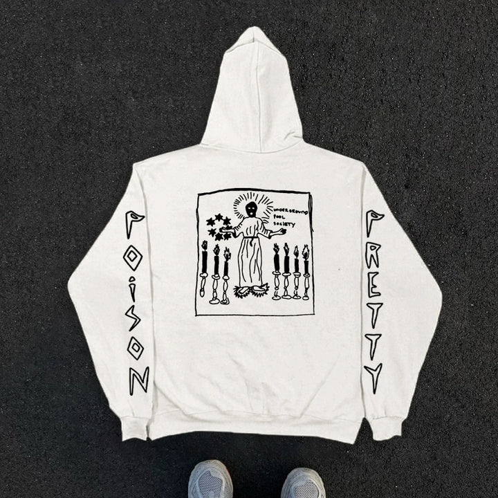 West Coast Hip Hop Inspired Graphic Hoodie