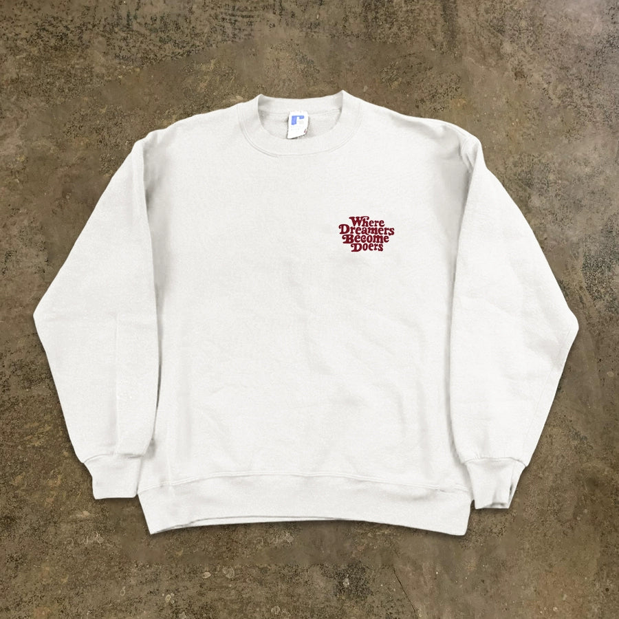 Autumn Winter Urban Graphic Crewneck Sweatshirt