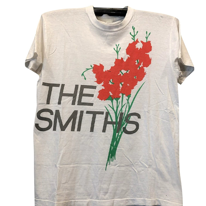 Vintage Smiths Band Texture Tee with Small Neckline