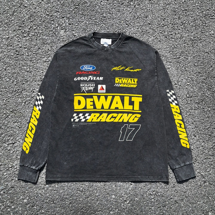 Vintage American Racing Inspired Long Sleeve T-shirt