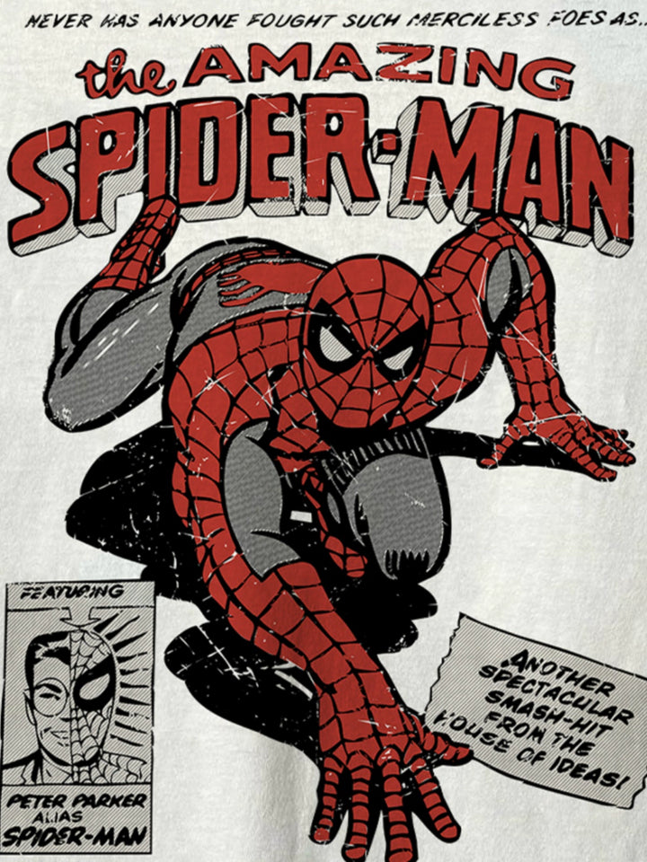 Spider-Man College Style Graphic T-Shirt