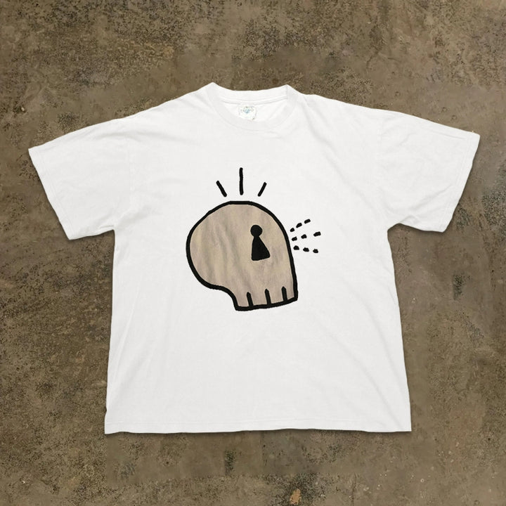 Graffiti Street Art Printed Cotton Tee