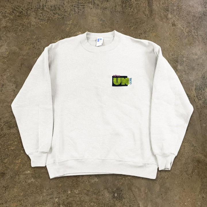 Unlettered Design Round Neck Sweatshirt
