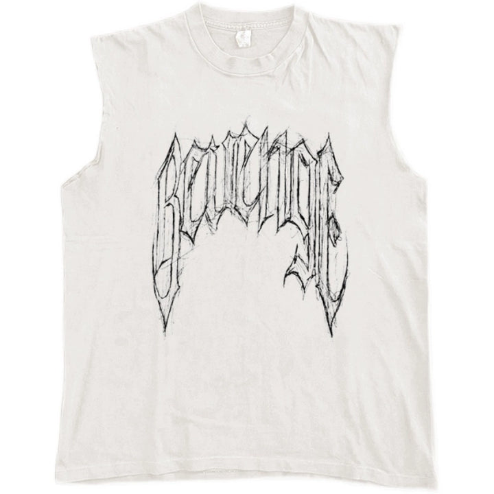 Urban Vibes Cotton Hip-Hop Sleeveless Tee