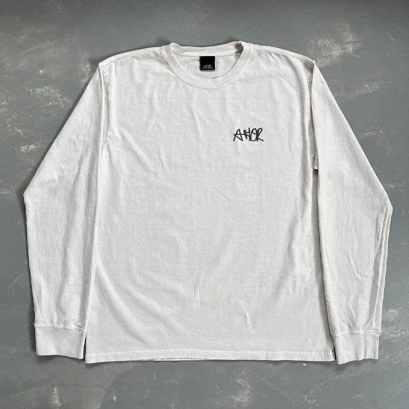 Artistic Hand-Drawn Letter Design Long Sleeve T-Shirt