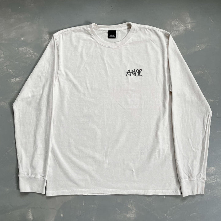 Artistic Hand-Drawn Letter Design Long Sleeve T-Shirt