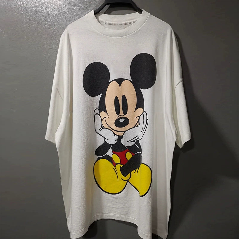 Anime-Inspired Cartoon Crew Neck T-Shirt