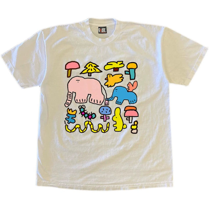 Animal World Hong Kong Style Short Sleeve T-Shirt