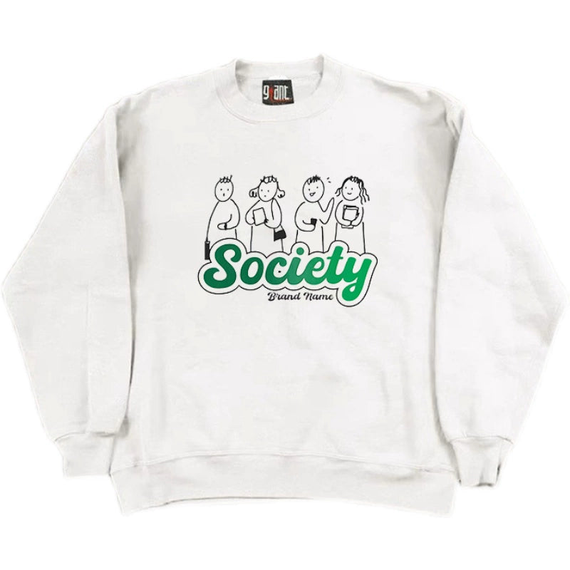 Vintage Trendy Street Crewneck Sweatshirt