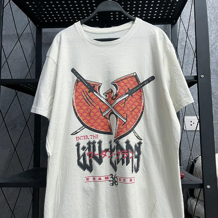 Wu-Tang Clan Inspired High Street Rock Cotton T-Shirts