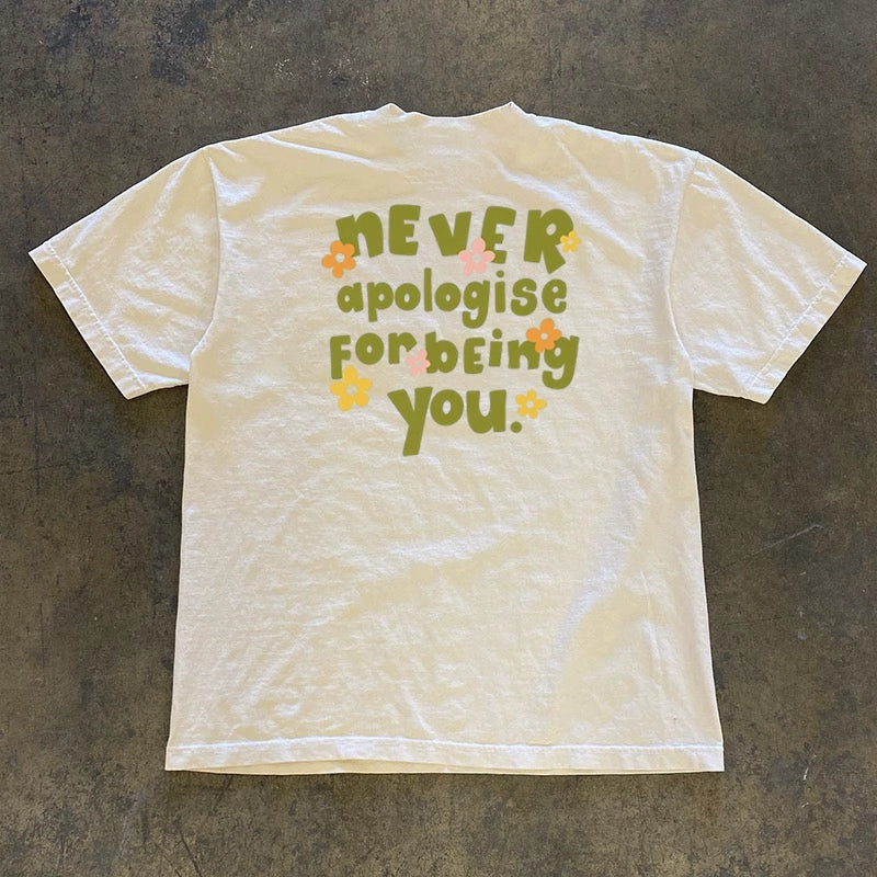 Never Apologise: Hiphop Statement Tee