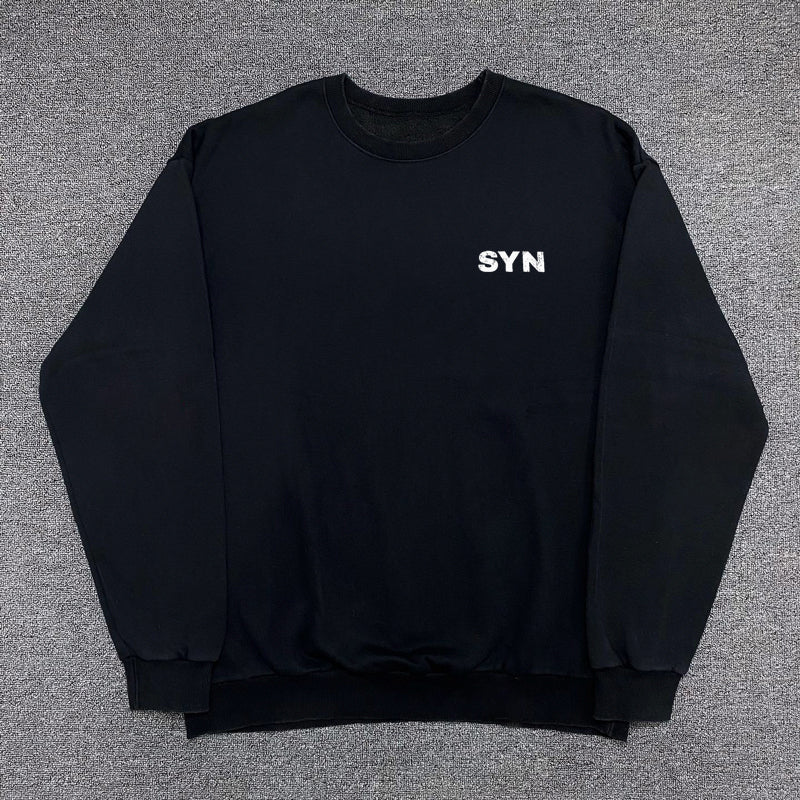 Chic Lettered Crewneck Sweatshirt