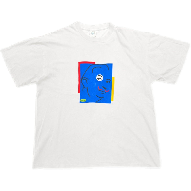 Heavyweight Pure Cotton T-Shirt with Urban Aesthetic Print