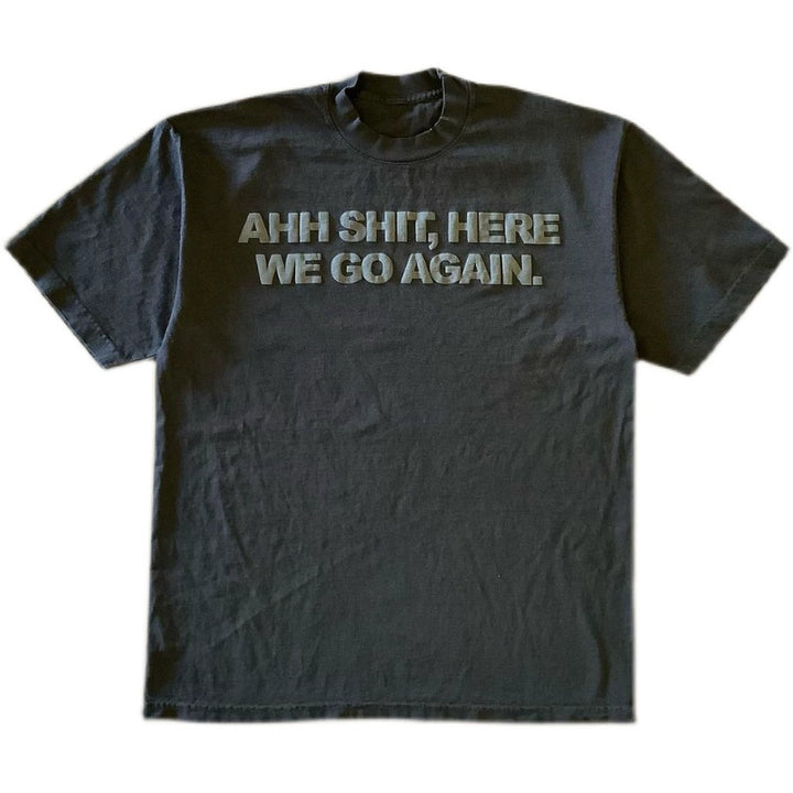 Here We Go Again Lettering Print