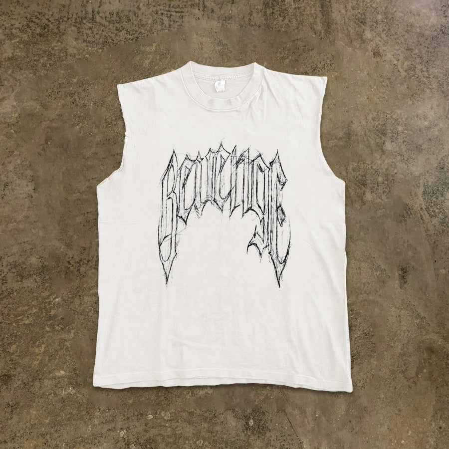 Urban Vibes Cotton Hip-Hop Sleeveless Tee