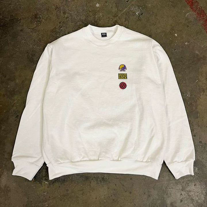 Creative Print Harbour Style Sweatshirt