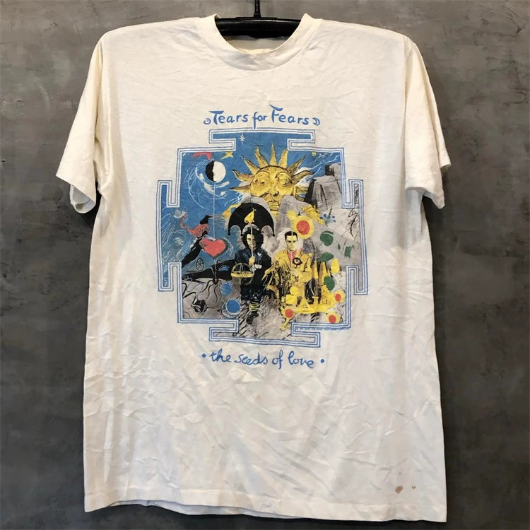 Chic Hip-Hop Fusion T-Shirt by Tears For Fears