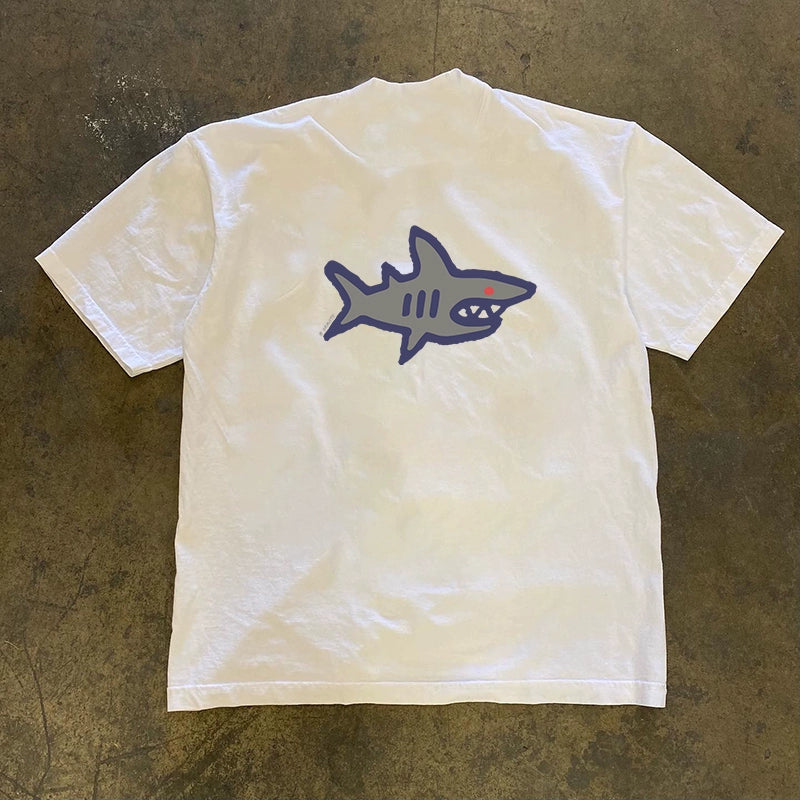 Mechanical Sharks Hong Kong Style Graphic Tee