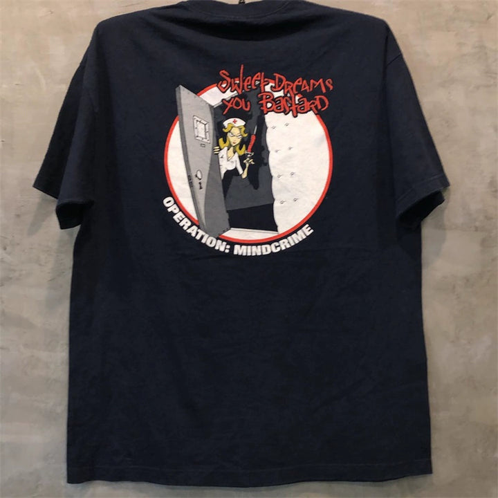 Anime-Inspired Vintage Rock Hip Hop T-Shirt