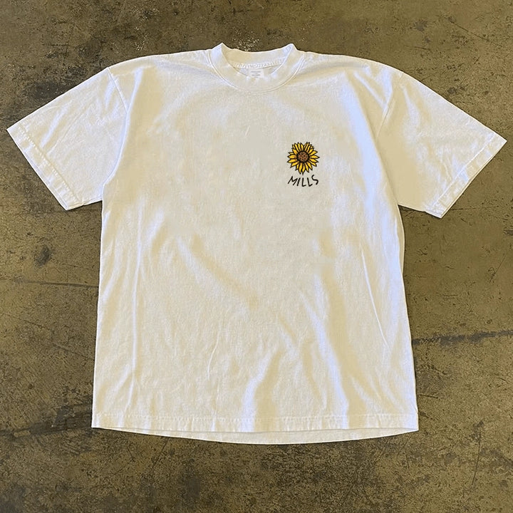 Contemporary European and American Cotton Short-Sleeved T-Shirt