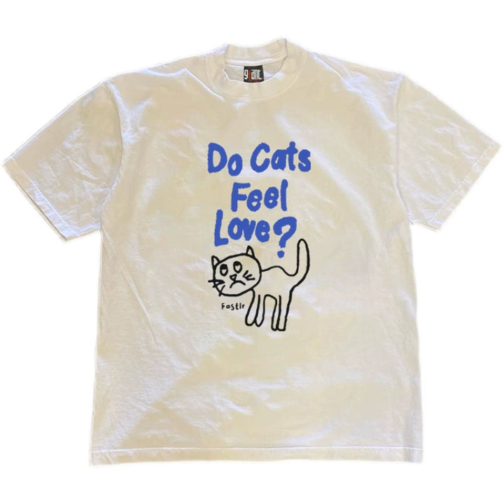 Love Unleashed: Hong Kong-Inspired Cat Graphic Tee