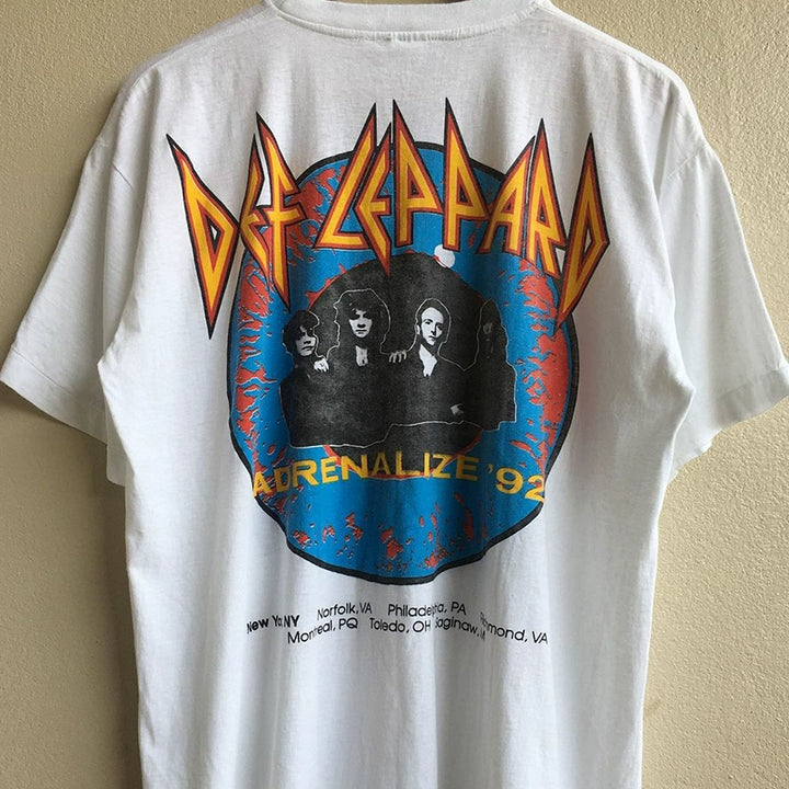 Def Leppard Vintage Leopard Print T-Shirt