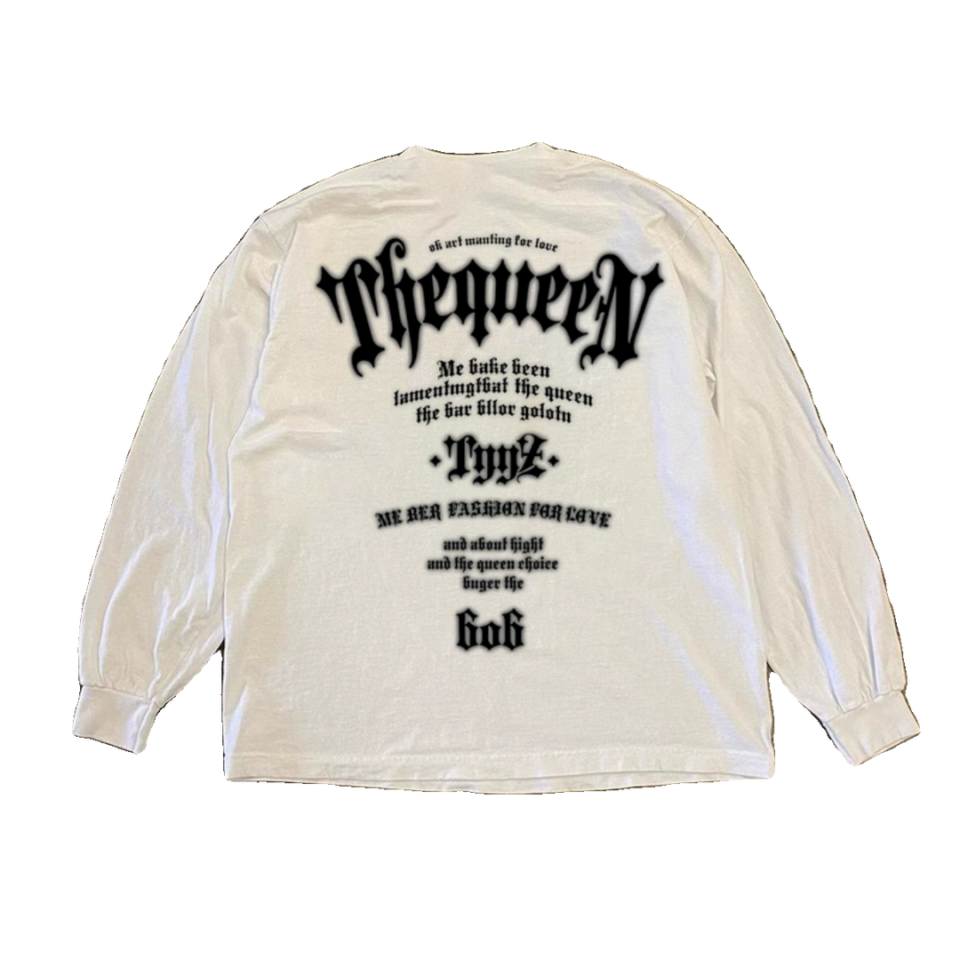 Graphic Letter Print Long Sleeve T-Shirt