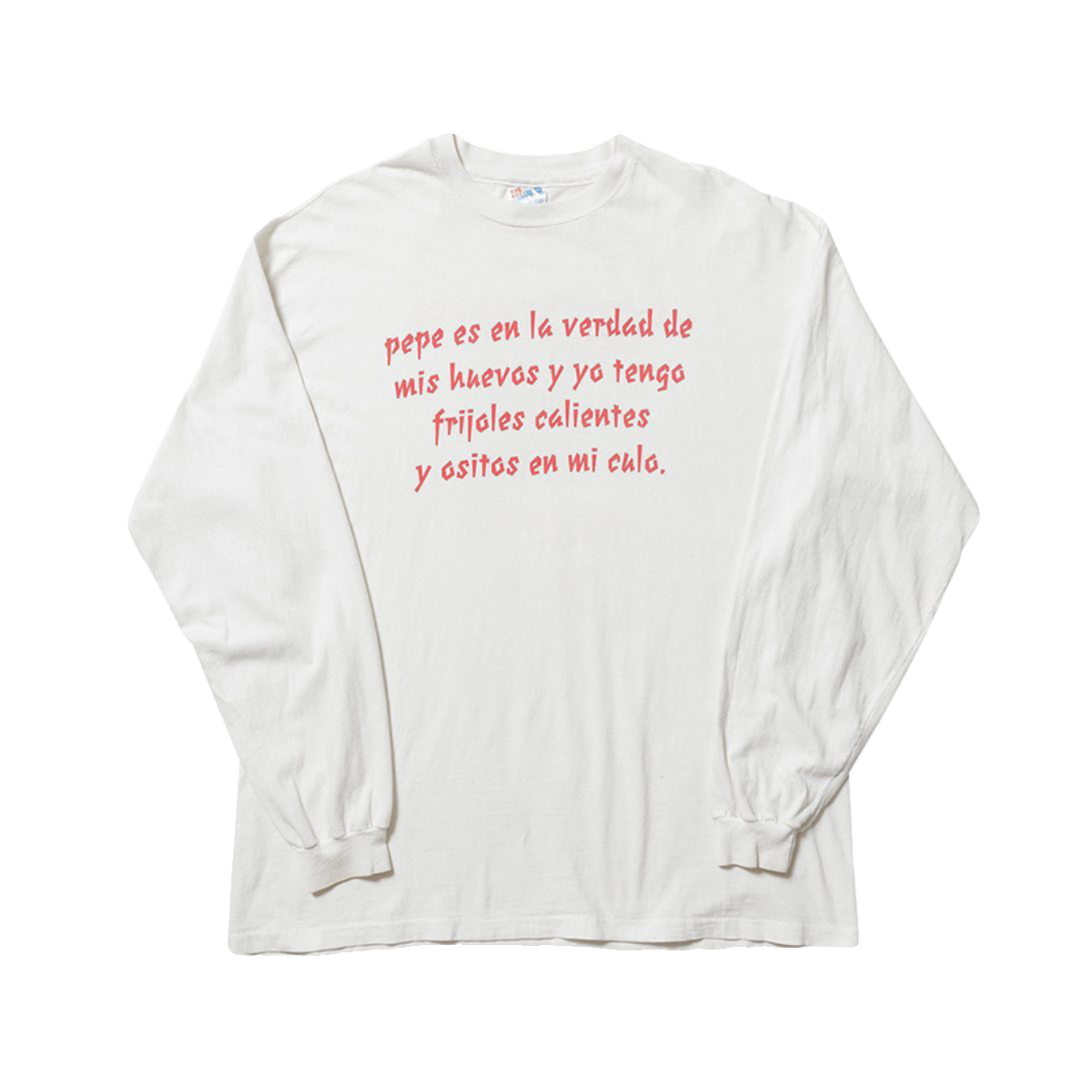 Bold Letter Print Long Sleeve T-Shirt