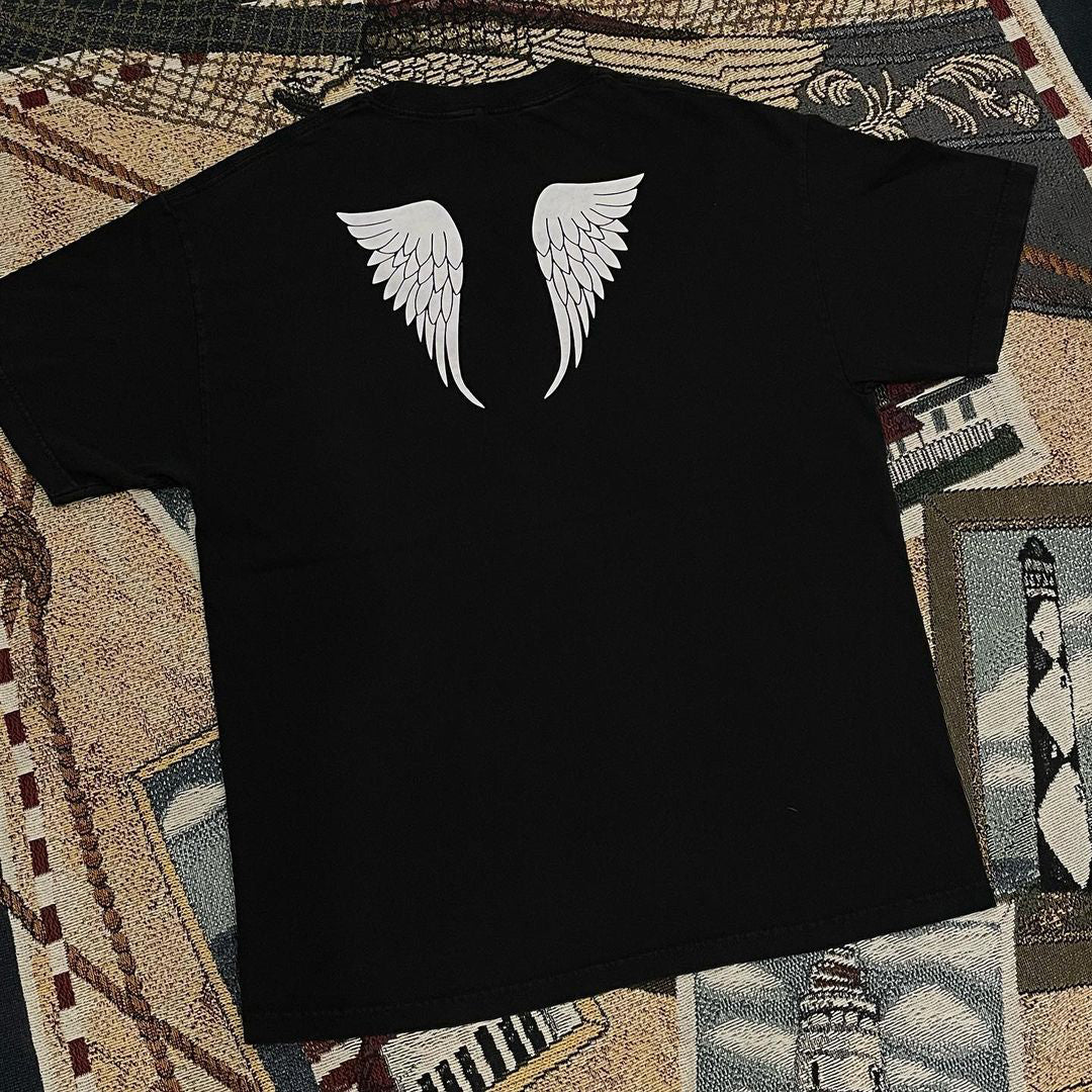 Angel Wings Graphic Oversized Streetwear T-Shirt