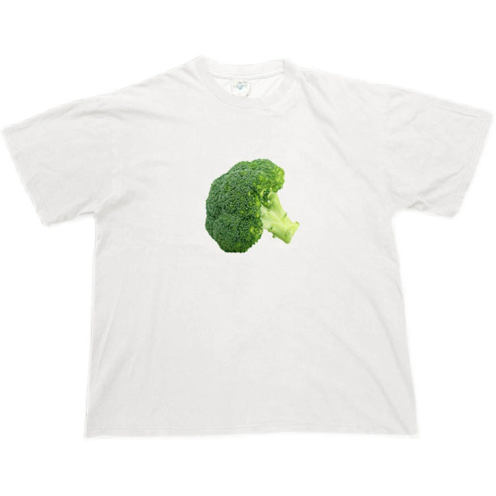 Realistic Broccoli Graphic Tee