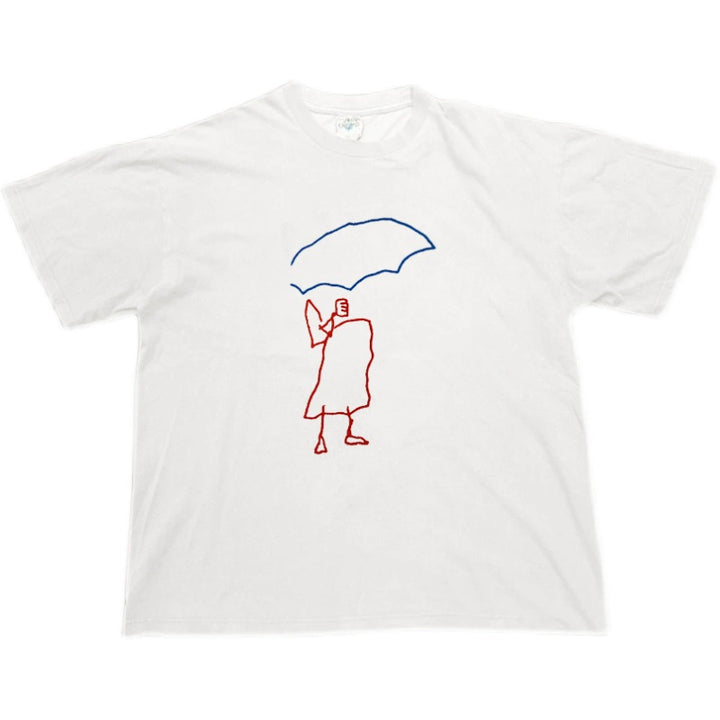 Abstract Oversized Illustrative Graphic Tee