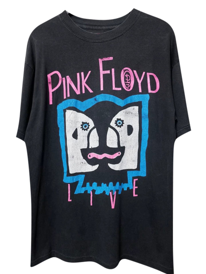 Graffiti Tide: Pink Floyd Inspired Short Sleeve Tee