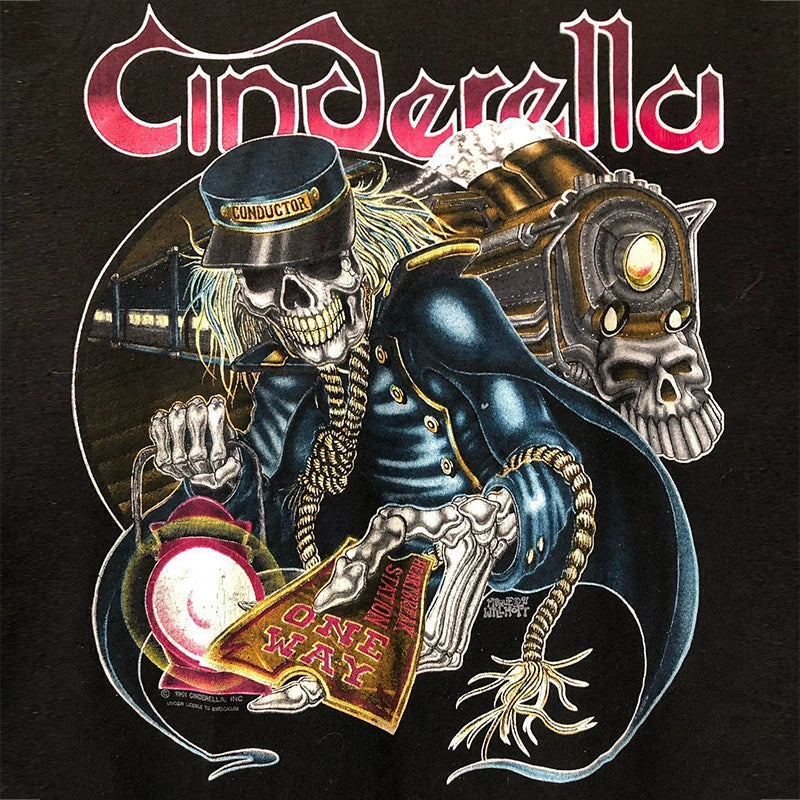 Cinderella Band Heavy Metal Hip Hop Retro T-Shirt