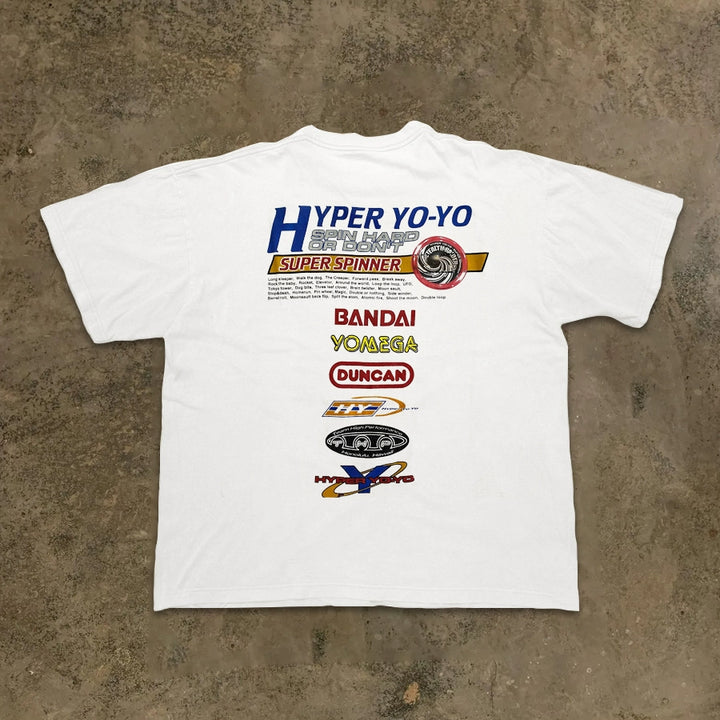 Vintage Letter Print Cotton T-Shirt