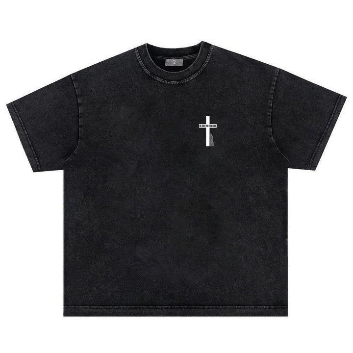 Vintage Washed Urban Hip-Hop Tee
