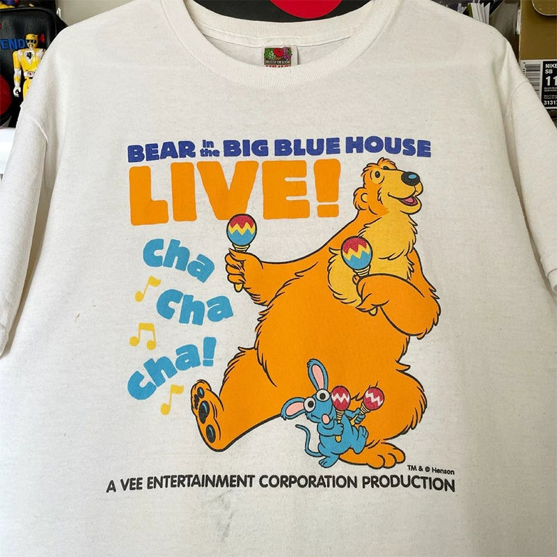 Cartoon Bear Trendy Graphic Tee