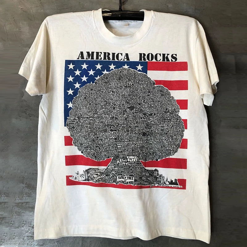 American Punk Street Vintage Heavy T-Shirt