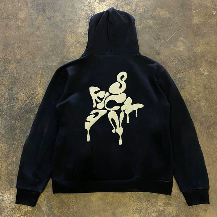 Creative Letter Graphic Hoodie