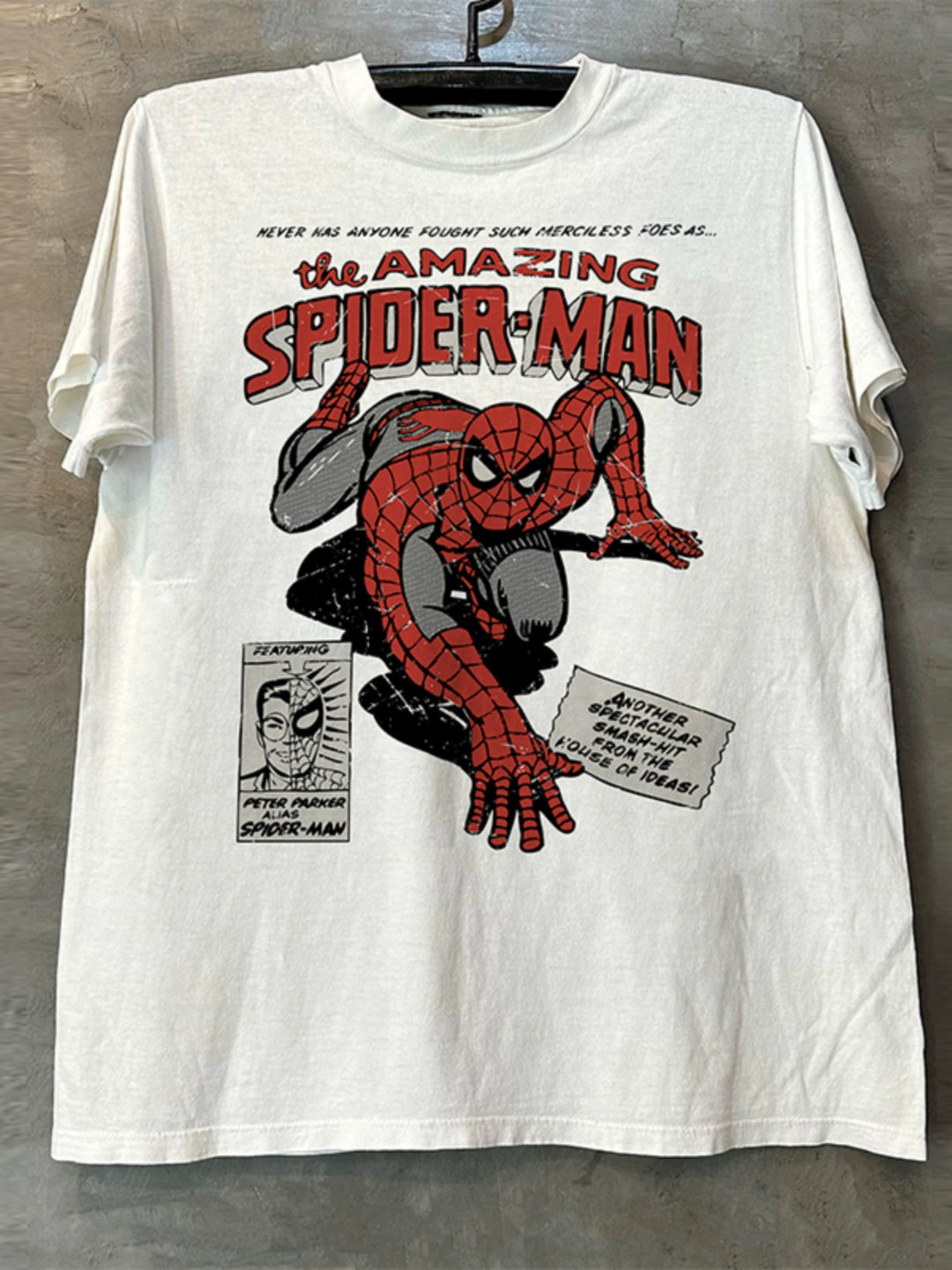 Spider-Man College Style Graphic T-Shirt